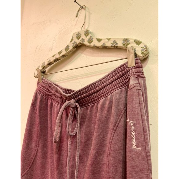 🎉LAST CHANCE🎉 NWT Free People Cozy Cool Lounge Pant / Garnet Grotto - Picture 2 of 6